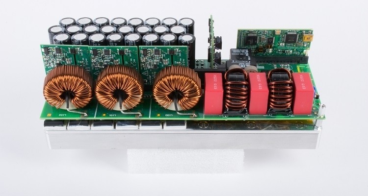 Product shot of the Texas Instruments 6.6kW Totem Pole PFC