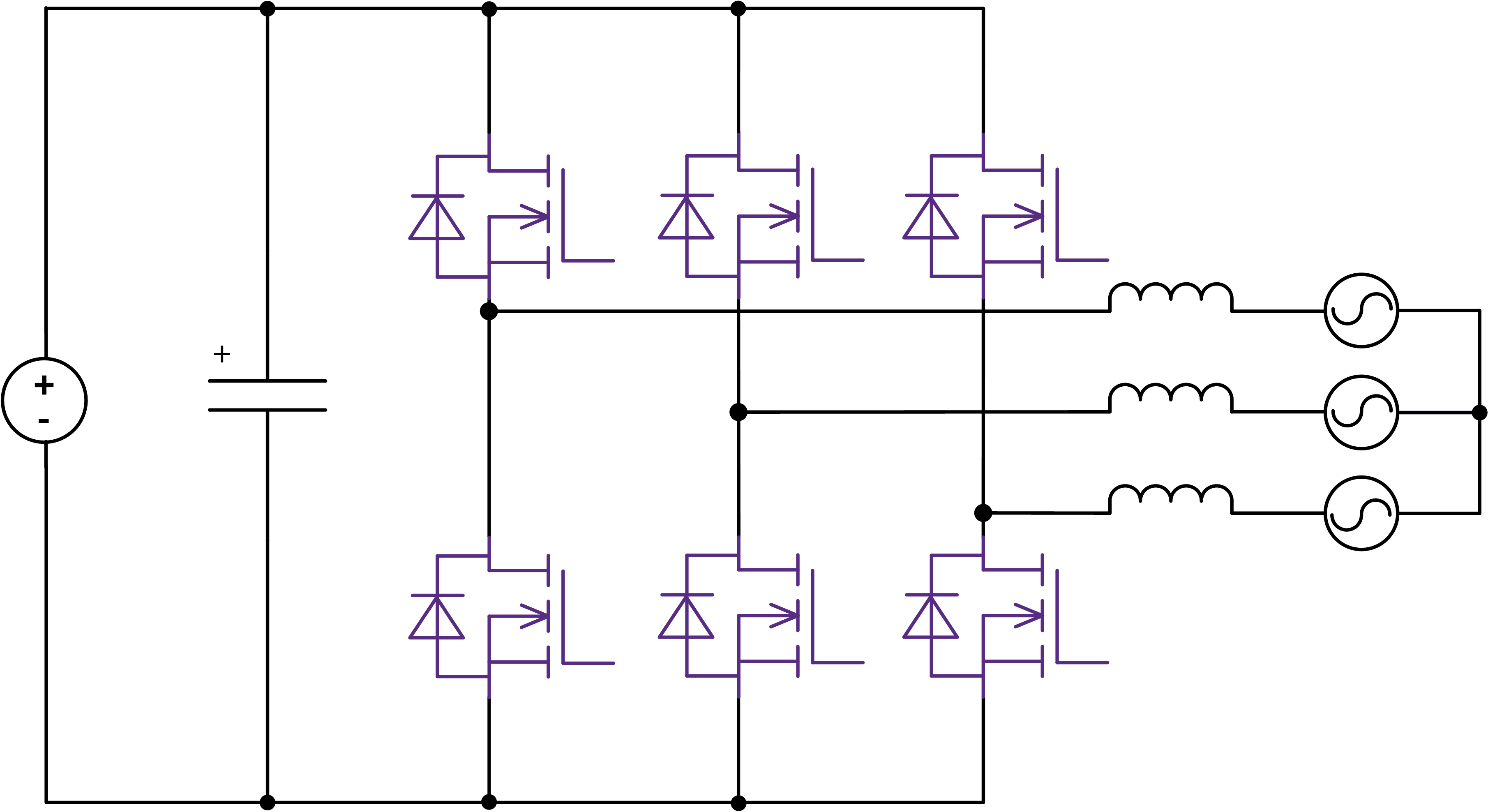 Three-Phase: 2-Level ESS inverter block diagram