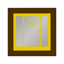 Rendering of Wolfspeed's 10000 V Bare Die silicon carbide (SiC) MOSFET