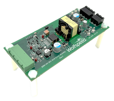 Product shot of Wolfspeed's KIT-CRD-025DD17P-J Evaluation Board