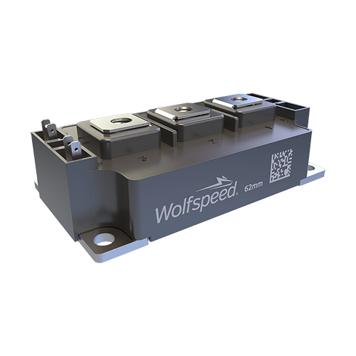 Product shot of Wolfspeed's HAS BM3 Half-bridge SiC power module package